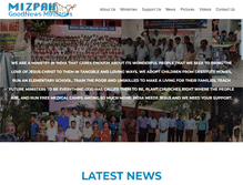 Tablet Screenshot of mizpahindia.org